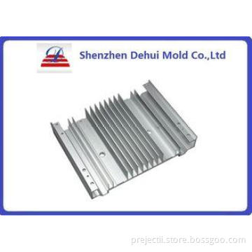 CNC Machining Aluminum Heat Sink Extrusion Profiles With Po